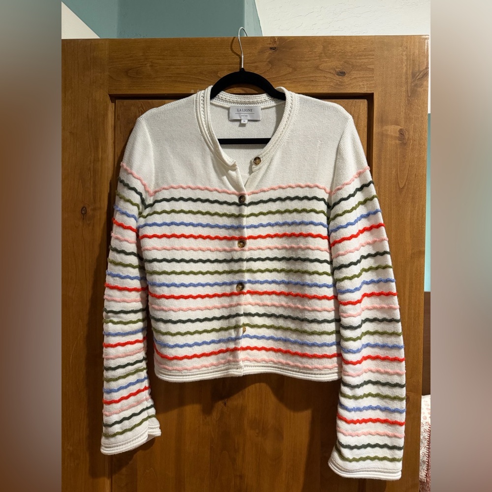 Striped La Ligne cardigan size M